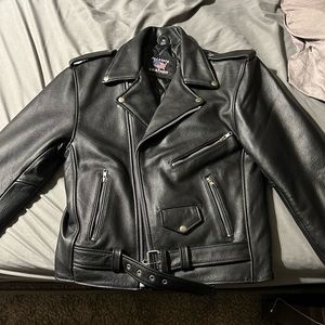 Brand new Allstate leather jacket